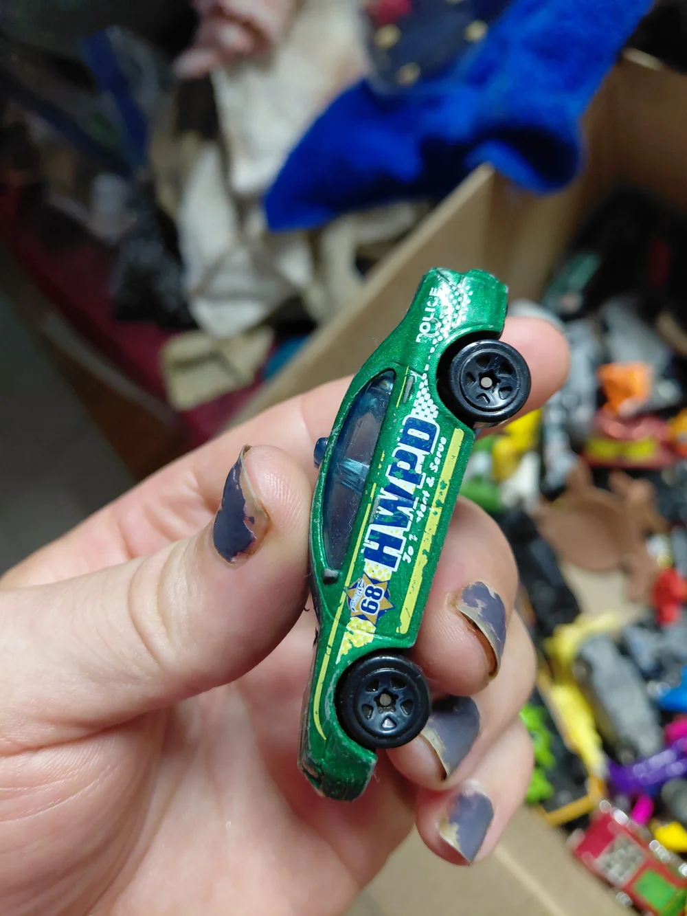 Hot Wheels bright green